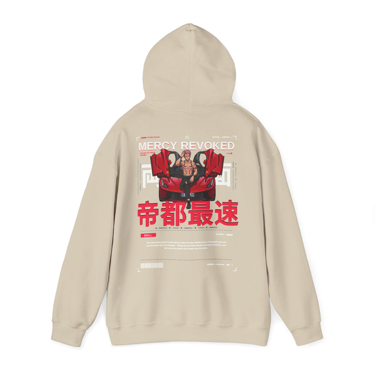 Sukuna X LAFERRARI Tokyo Speed Graphic Hoodie