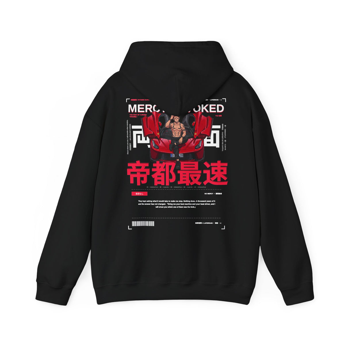 Sukuna X LAFERRARI Tokyo Speed Graphic Hoodie