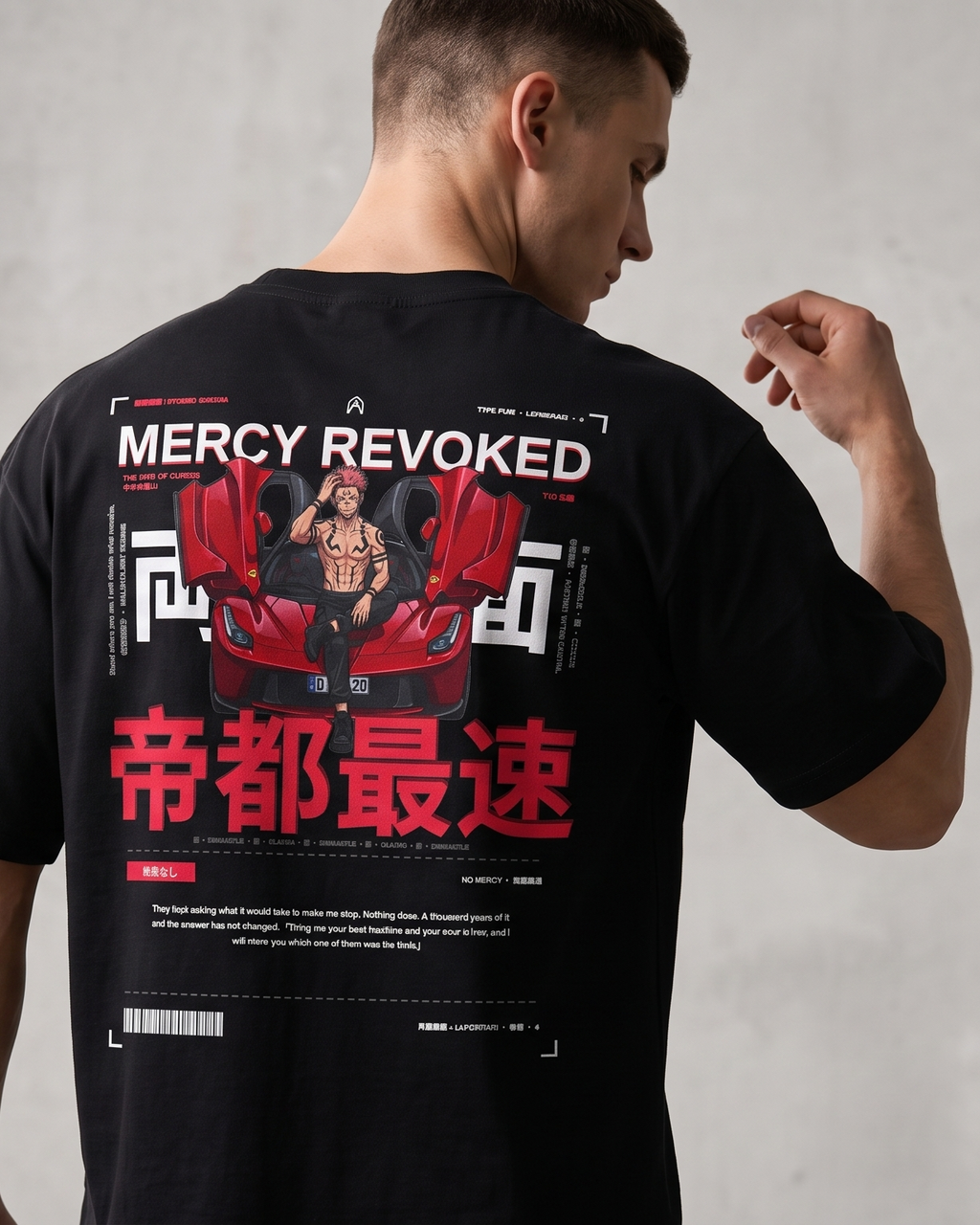 Sukuna X LAFERRARI Tokyo Speed Graphic Tee