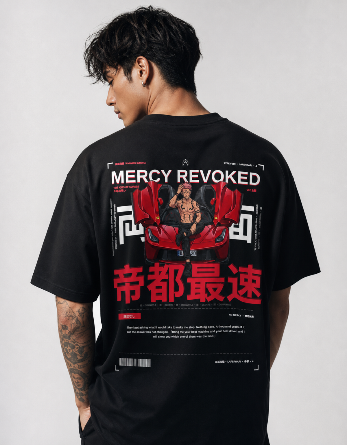 Sukuna X LAFERRARI Tokyo Speed Graphic Tee