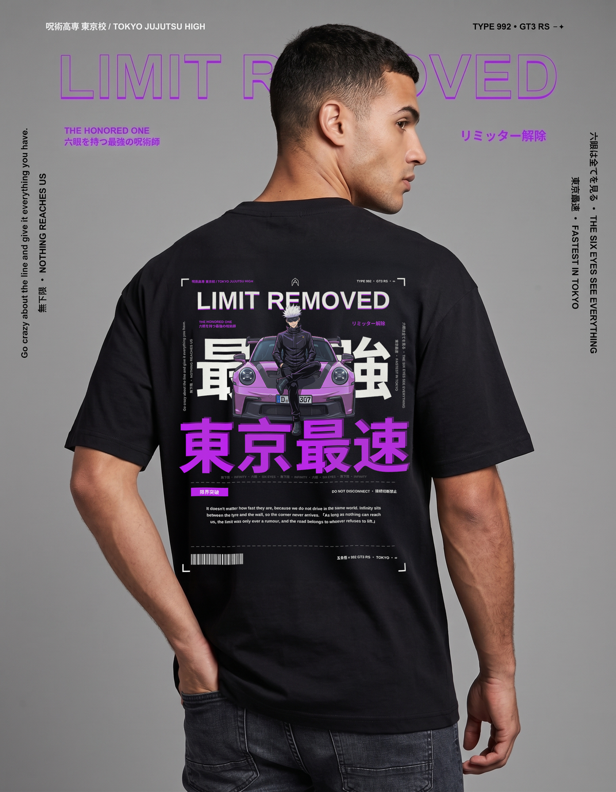 Gojo X 992 Tokyo Speed Graphic Tee